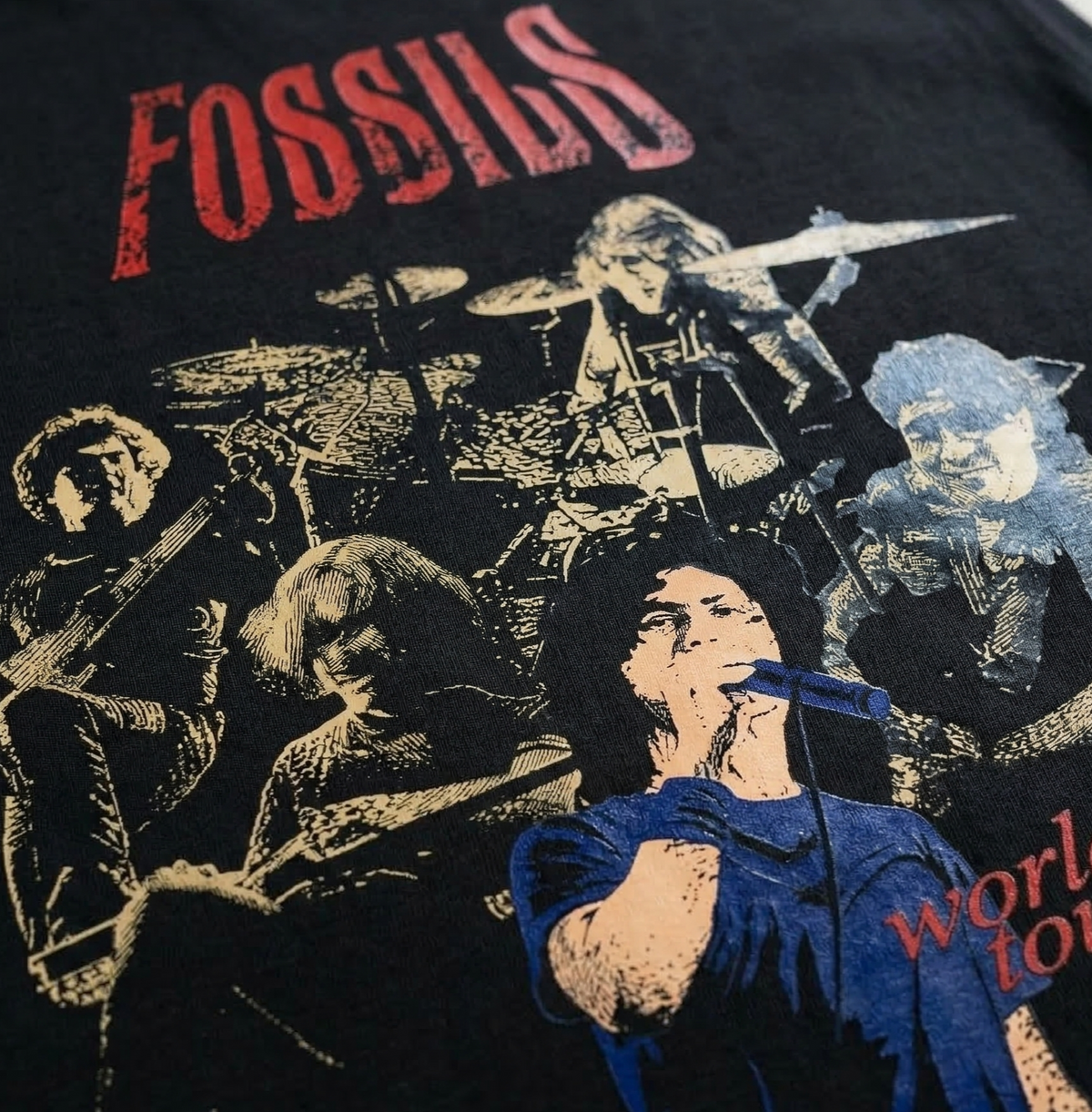 FOSSILS WORLD TOUR - Oversized Sleeveless T-Shirt
