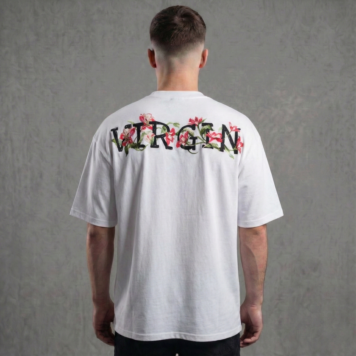 PLEASE BE GENTLE : The VIRGIN Tee – Oversized T-Shirt