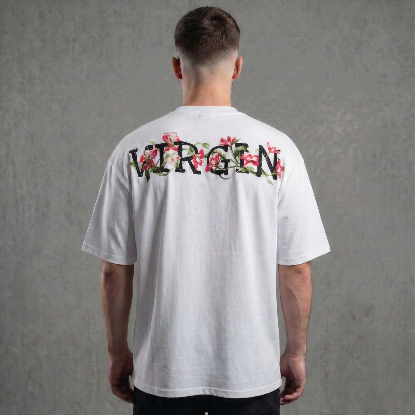 PLEASE BE GENTLE : The VIRGIN Tee – Oversized T-Shirt