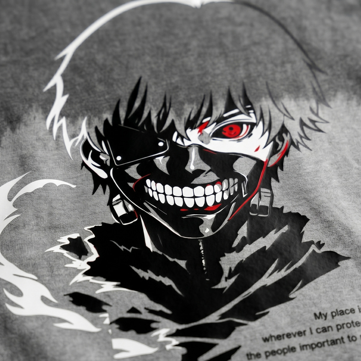 GHOUL REIGN : TOKYO GHUL - Ombre Wash Anime T-Shirt
