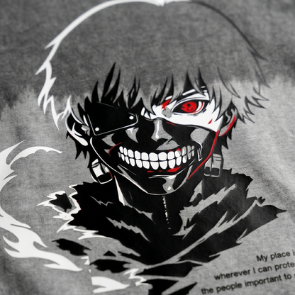 GHOUL REIGN : TOKYO GHUL - Ombre Wash Anime T-Shirt