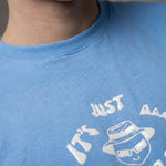 MOON FACE - Oversized Puff Print T-Shirt