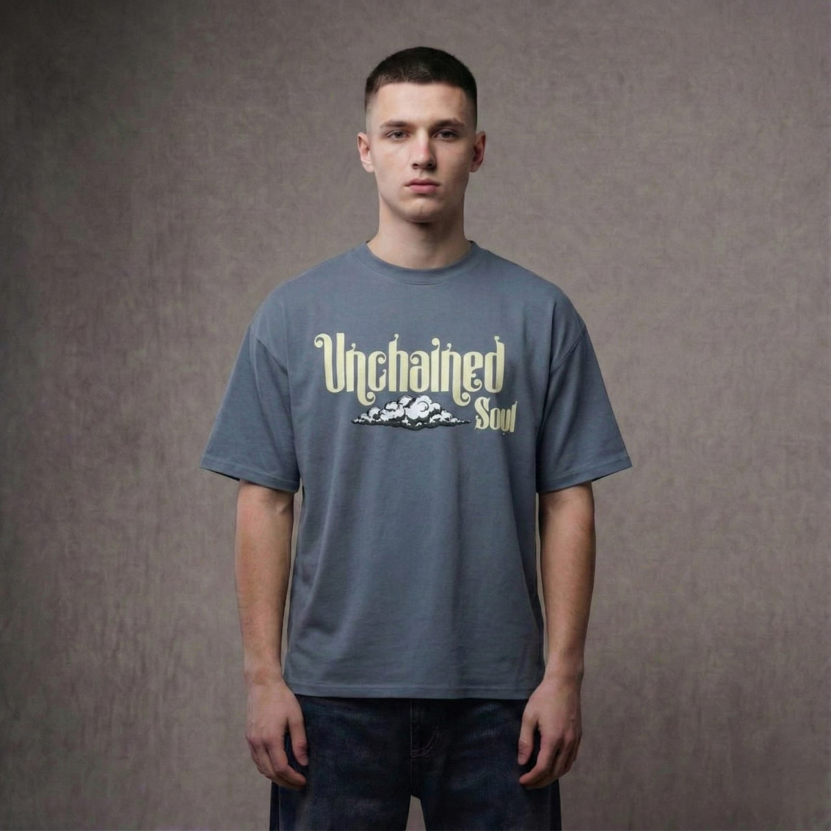 ELYSIAN– Oversized Puff Print T-Shirt