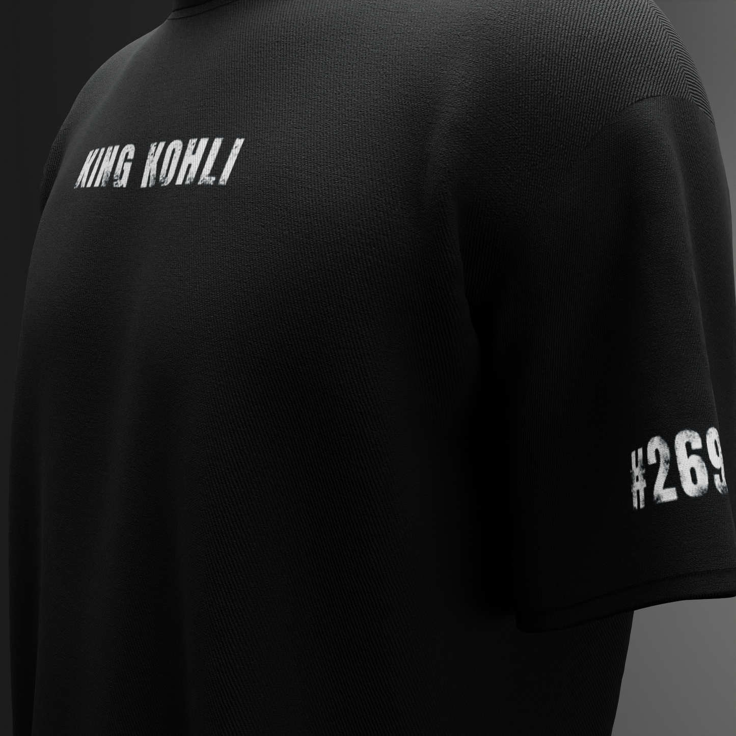 King Kohli – Test Cricket Legacy Oversized T-Shirt
