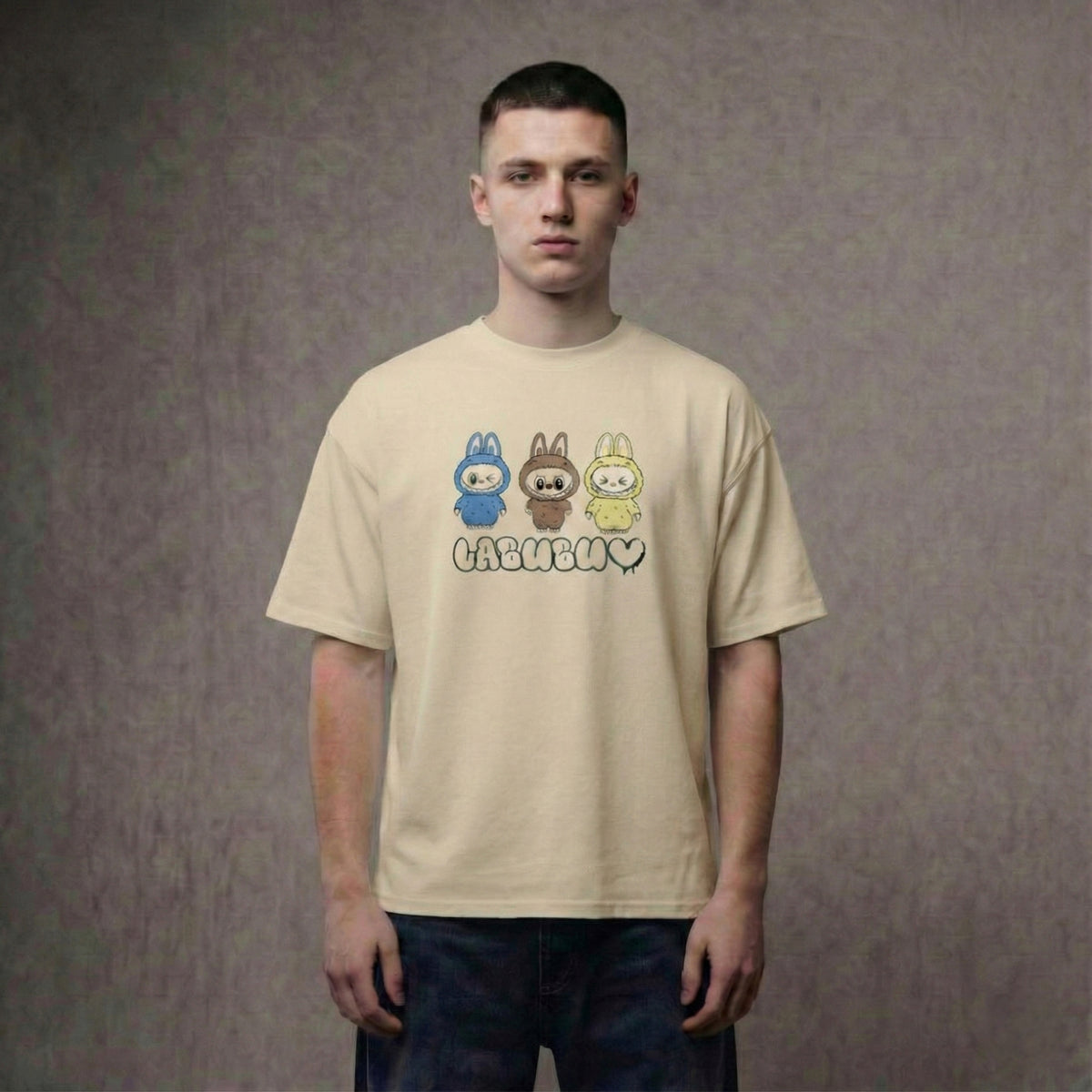 TROUBLE PACK LABUBU – Oversized T-Shirt