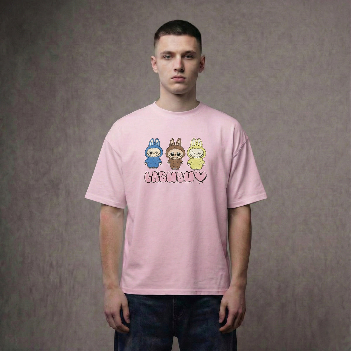 TROUBLE PACK LABUBU – Oversized T-Shirt