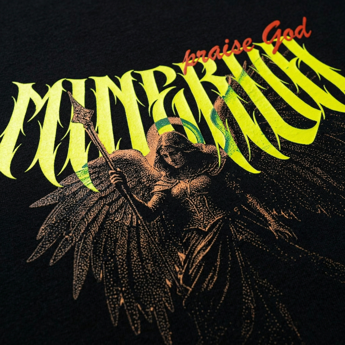 MINERVA PRAISE GOD - Oversized Sleeveless T-Shirt