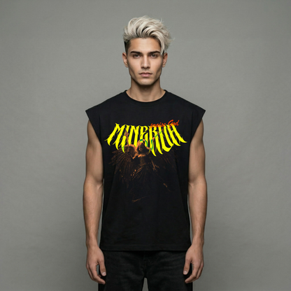 MINERVA PRAISE GOD - Oversized Sleeveless T-Shirt