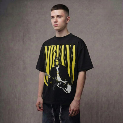 THE CLASSIC NIRVANA TEE – Oversized T-Shirt