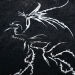 Twin Dragons - Anime Acid Wash Oversized Tank
