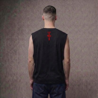 Rager's Aura – Cactus Jack Red Portrait Oversized Tank