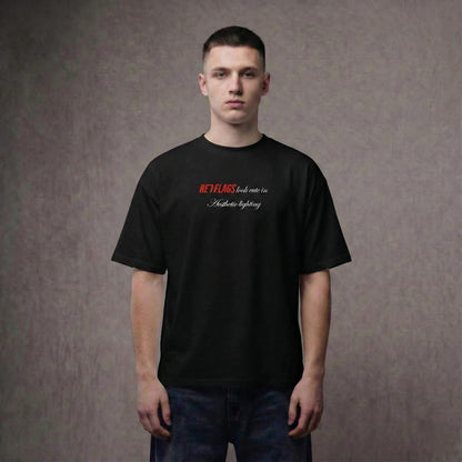 RED FLAGS LOOK CUTE – Oversized T-Shirt