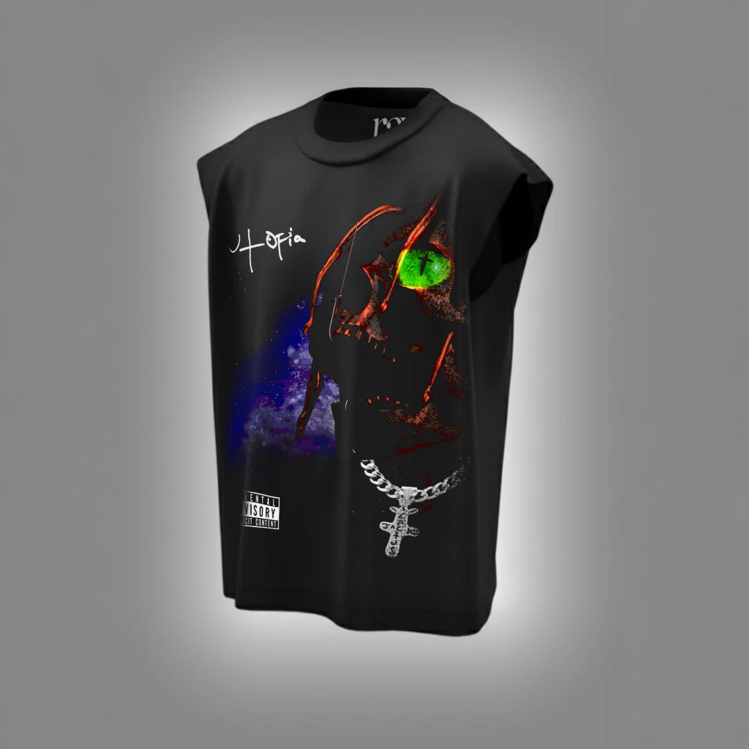Utopia Skull – Apocalyptic Oversized Tank