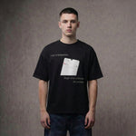 LOVE IS TEMPORARY, SNAPCHAT STAYS – Oversized T-Shirt