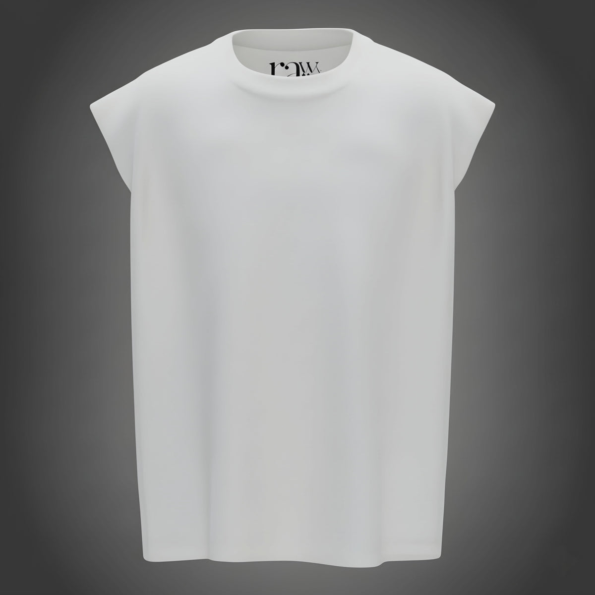 Clean White – Oversized Tank