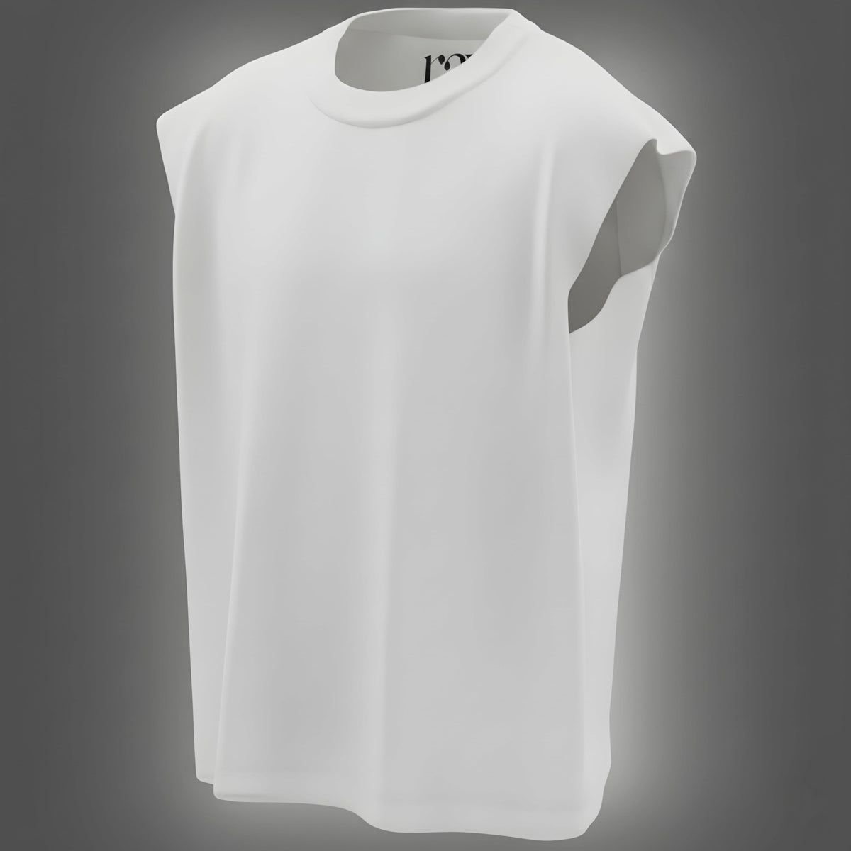 Clean White – Oversized Tank