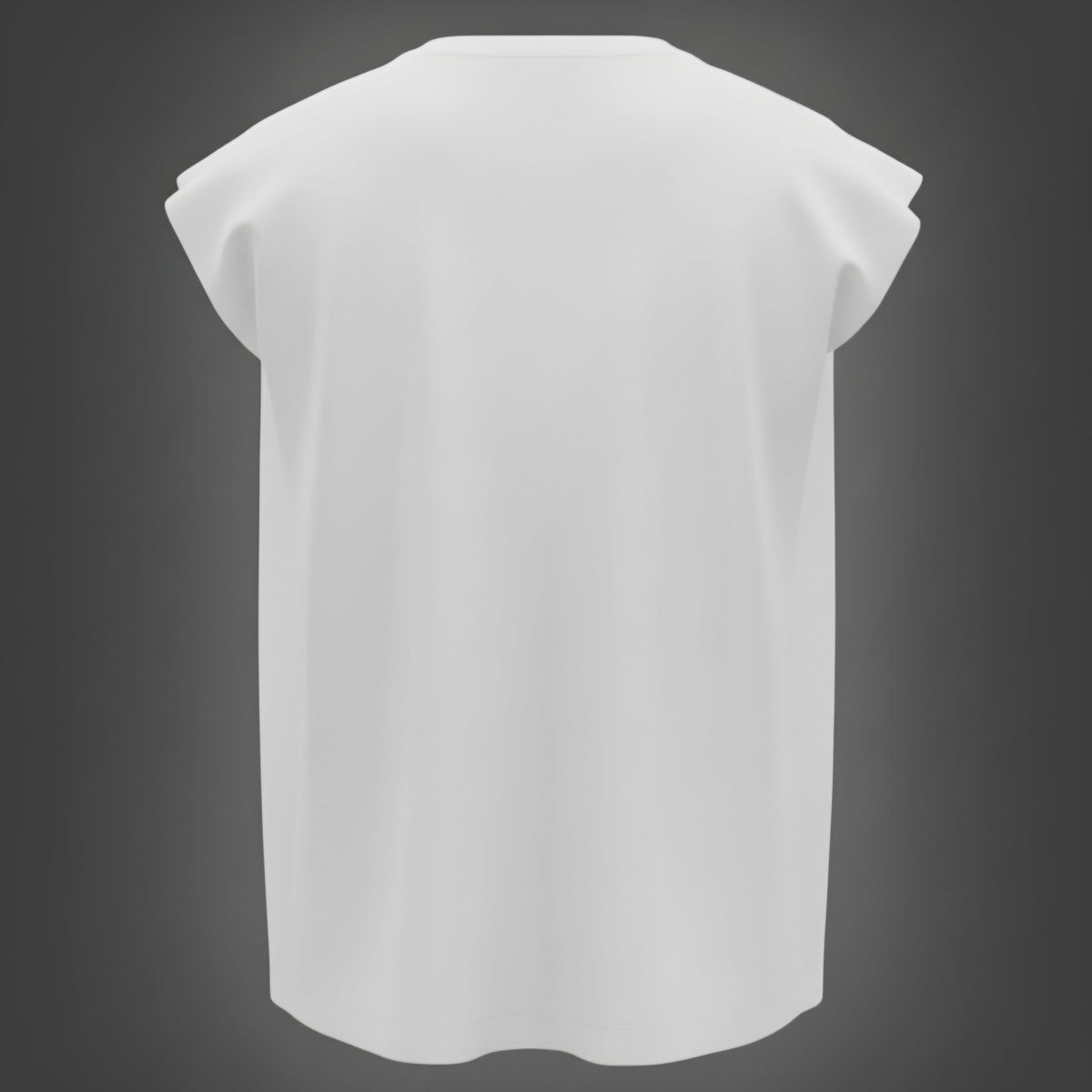 Clean White – Oversized Tank