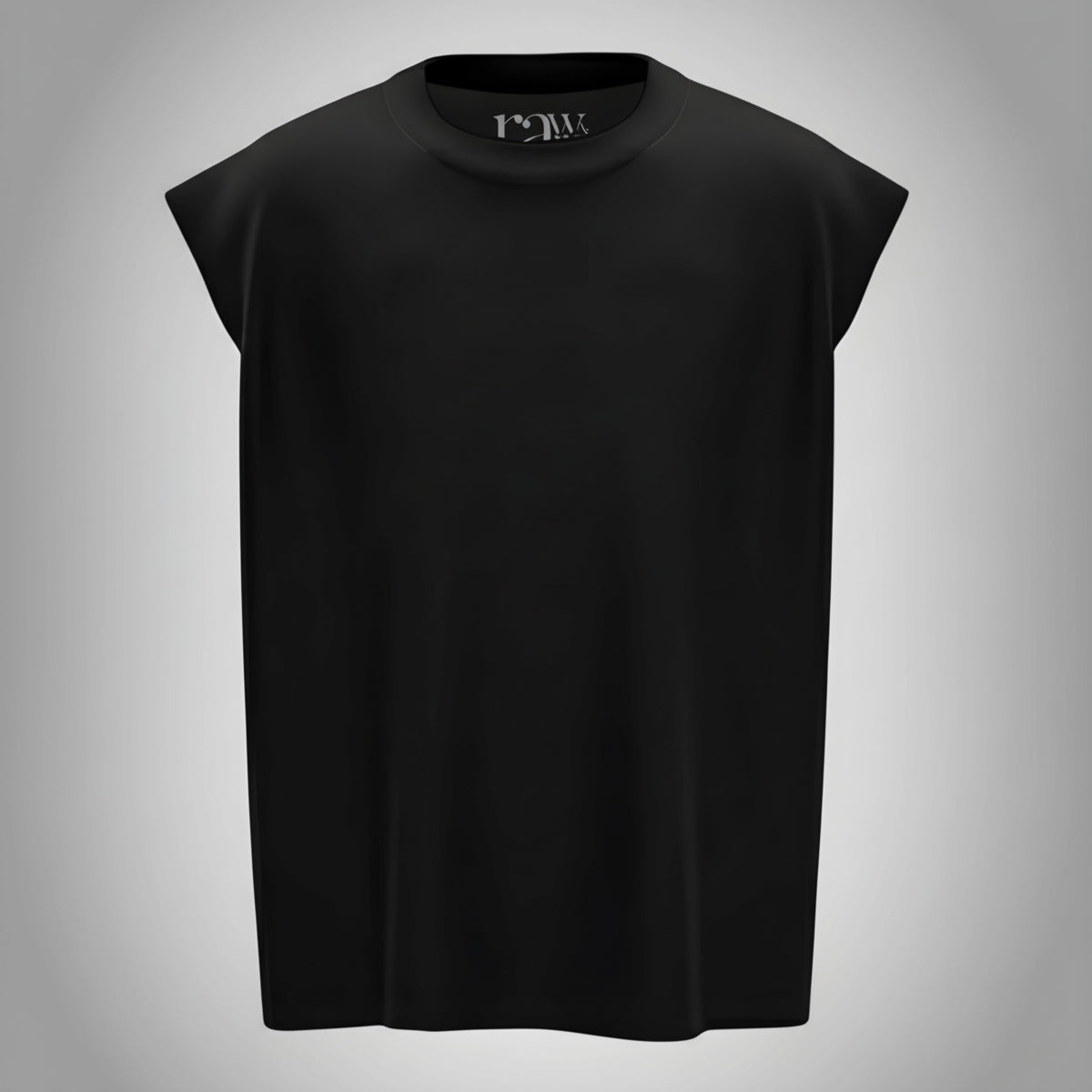 Jet Black – Oversized Tank