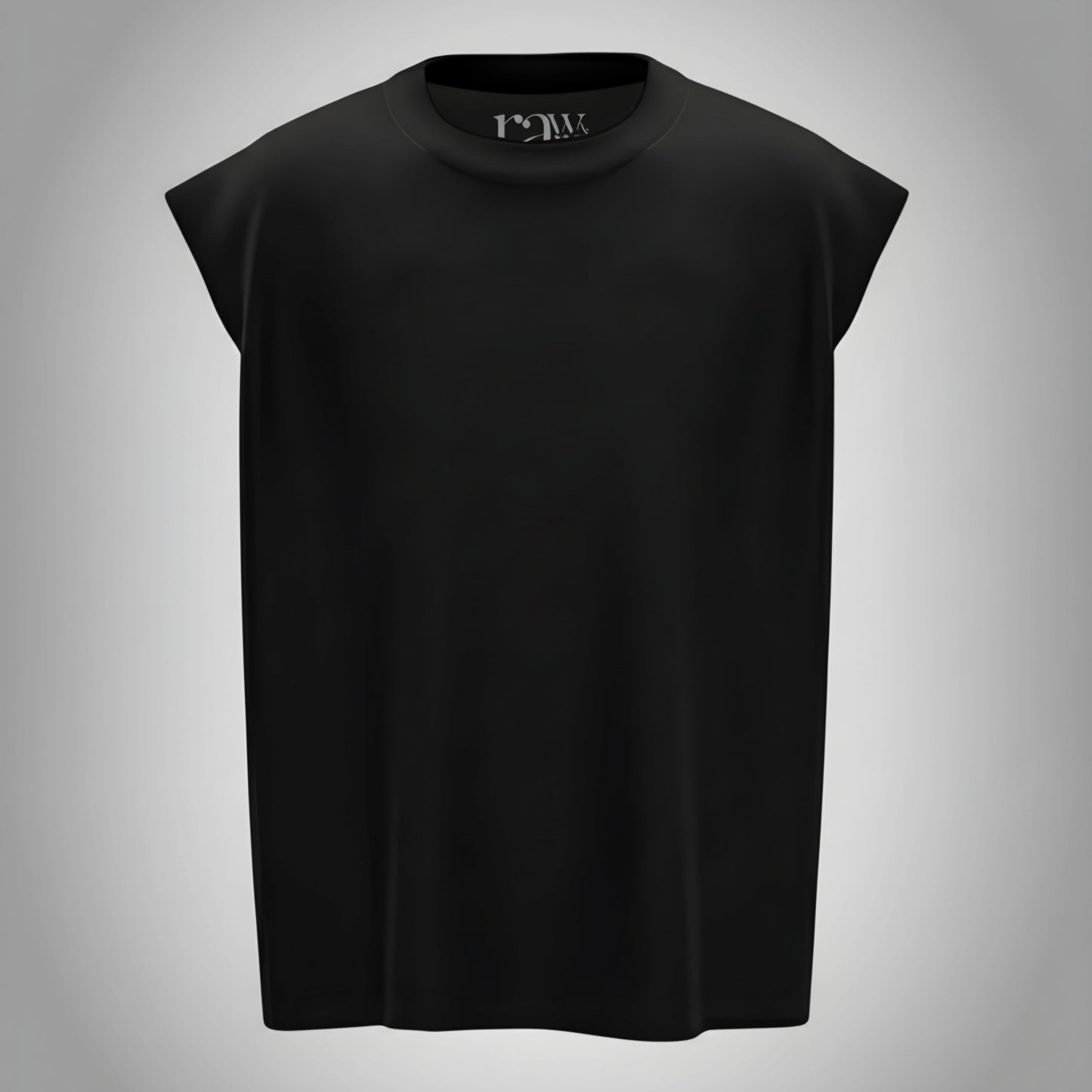 Jet Black – Oversized Tank