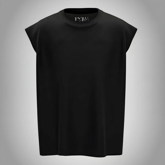 Jet Black – Oversized Tank