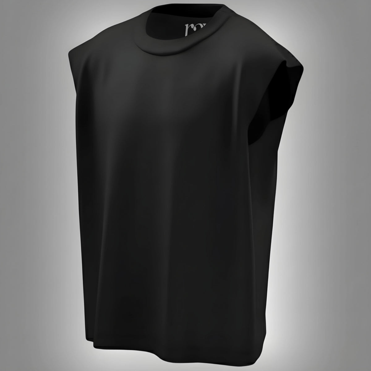 Jet Black – Oversized Tank