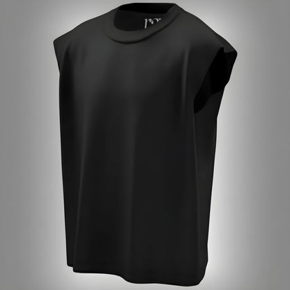 Jet Black – Oversized Tank