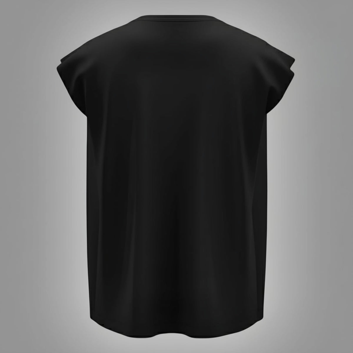 Jet Black – Oversized Tank