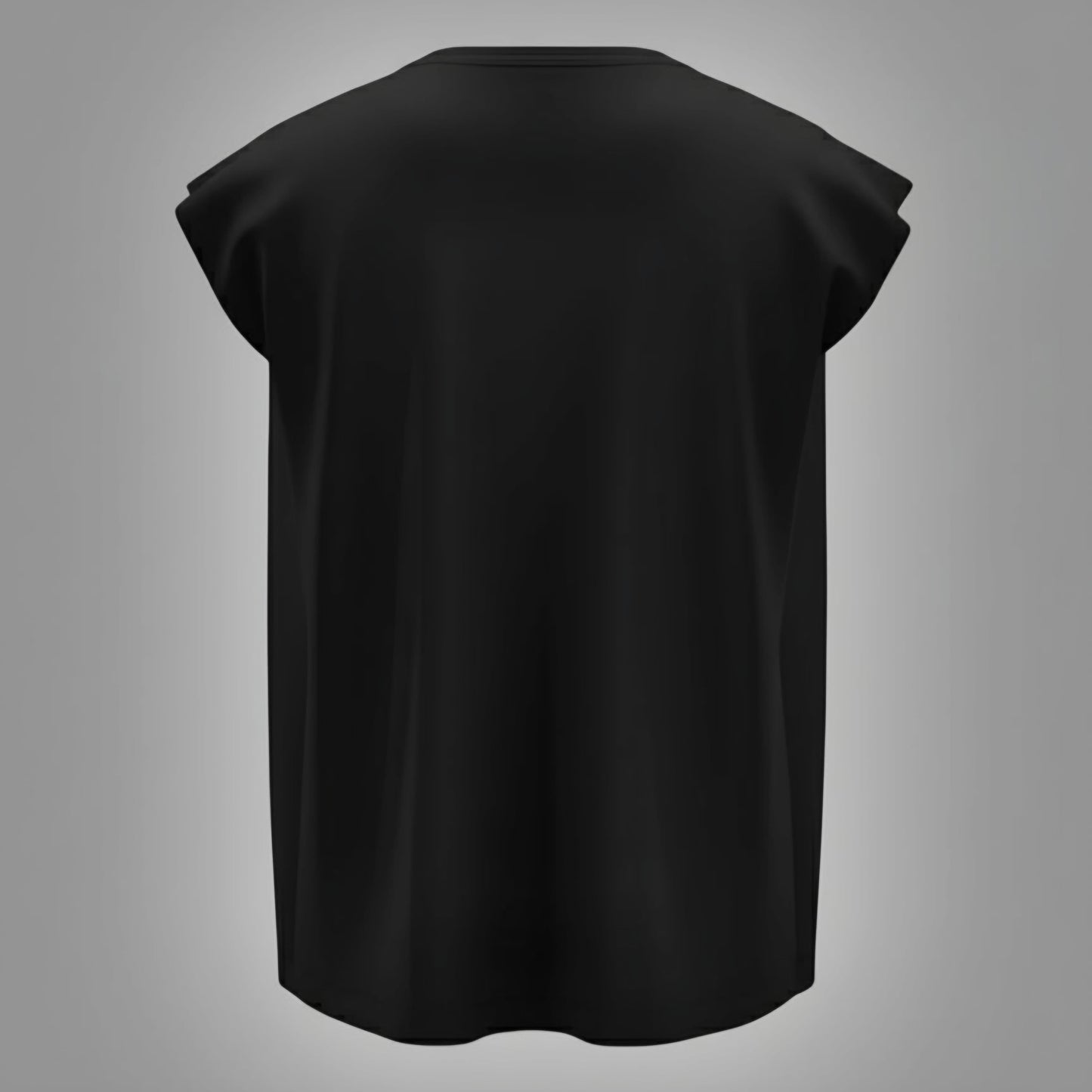 Jet Black – Oversized Tank