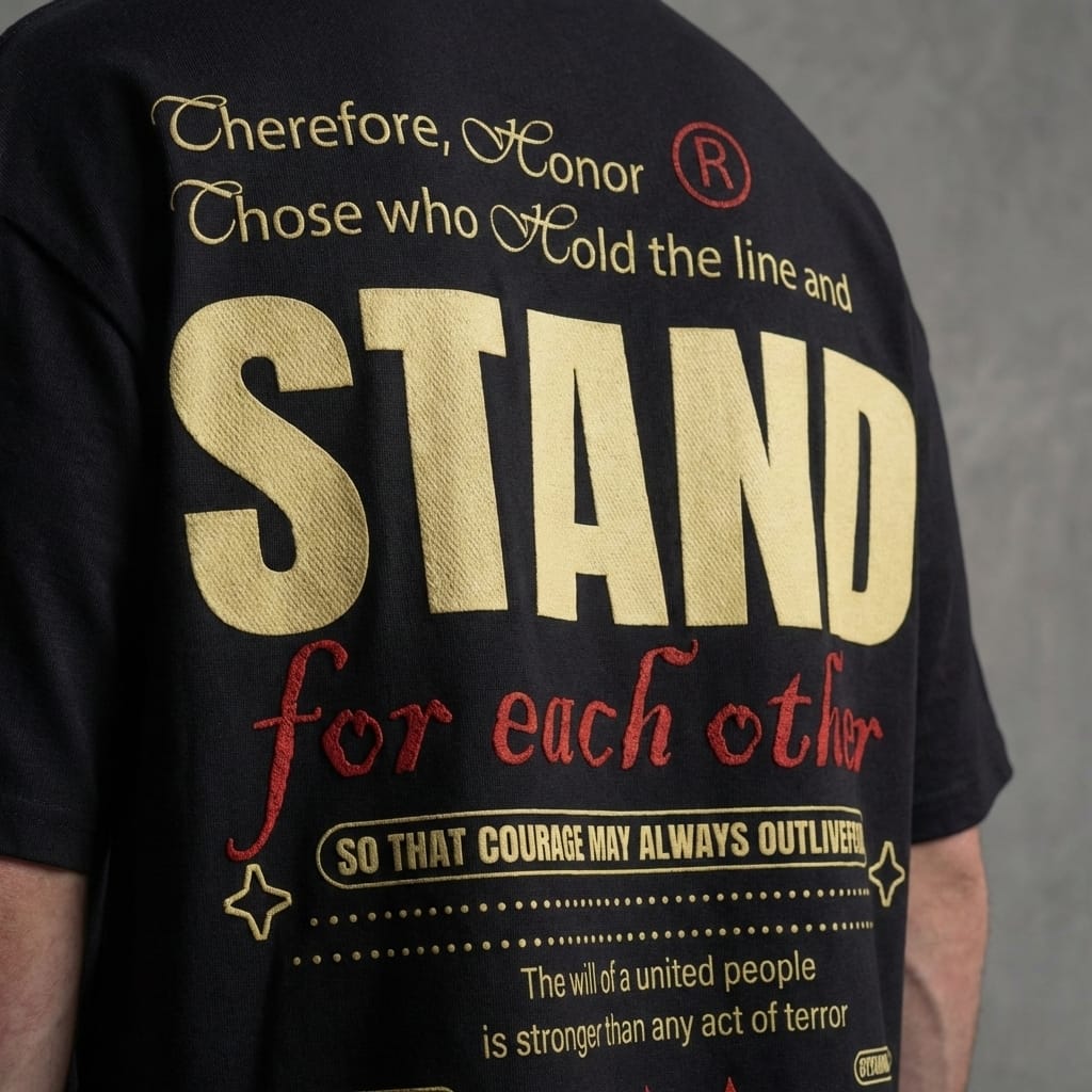 STAND – For Each Other Tribute Oversized T-Shirt