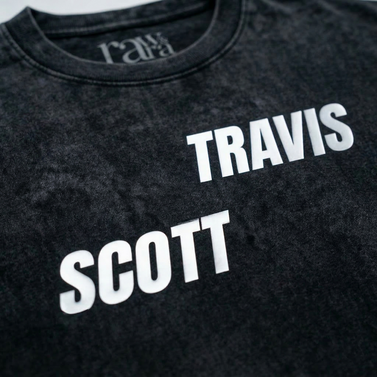 Crown of Thorns - Travis Scott Acid Washed Oversized Tank