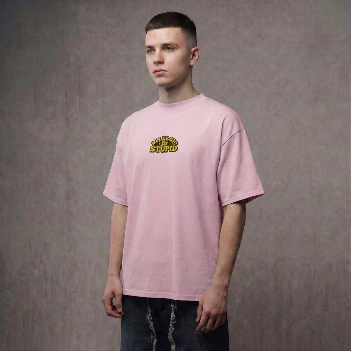 ALLERGIC TO STUPID – Oversized T-Shirt