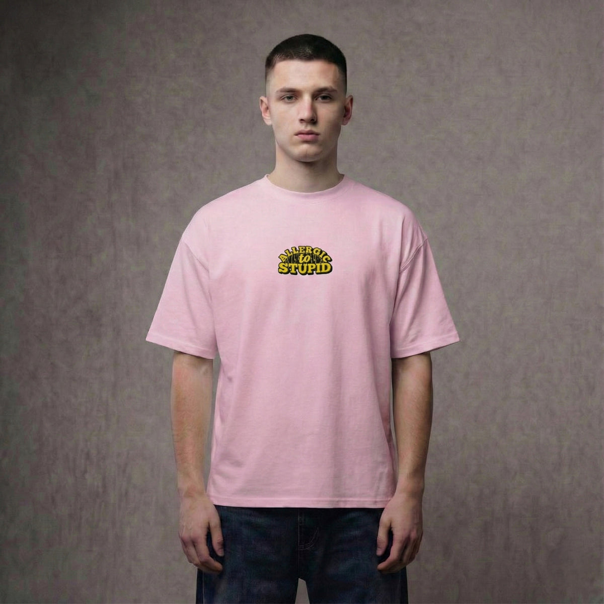 ALLERGIC TO STUPID – Oversized T-Shirt