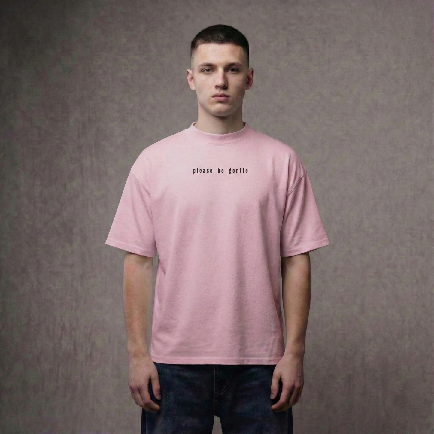 PLEASE BE GENTLE : The VIRGIN Tee – Oversized T-Shirt