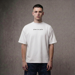 PLEASE BE GENTLE : The VIRGIN Tee – Oversized T-Shirt