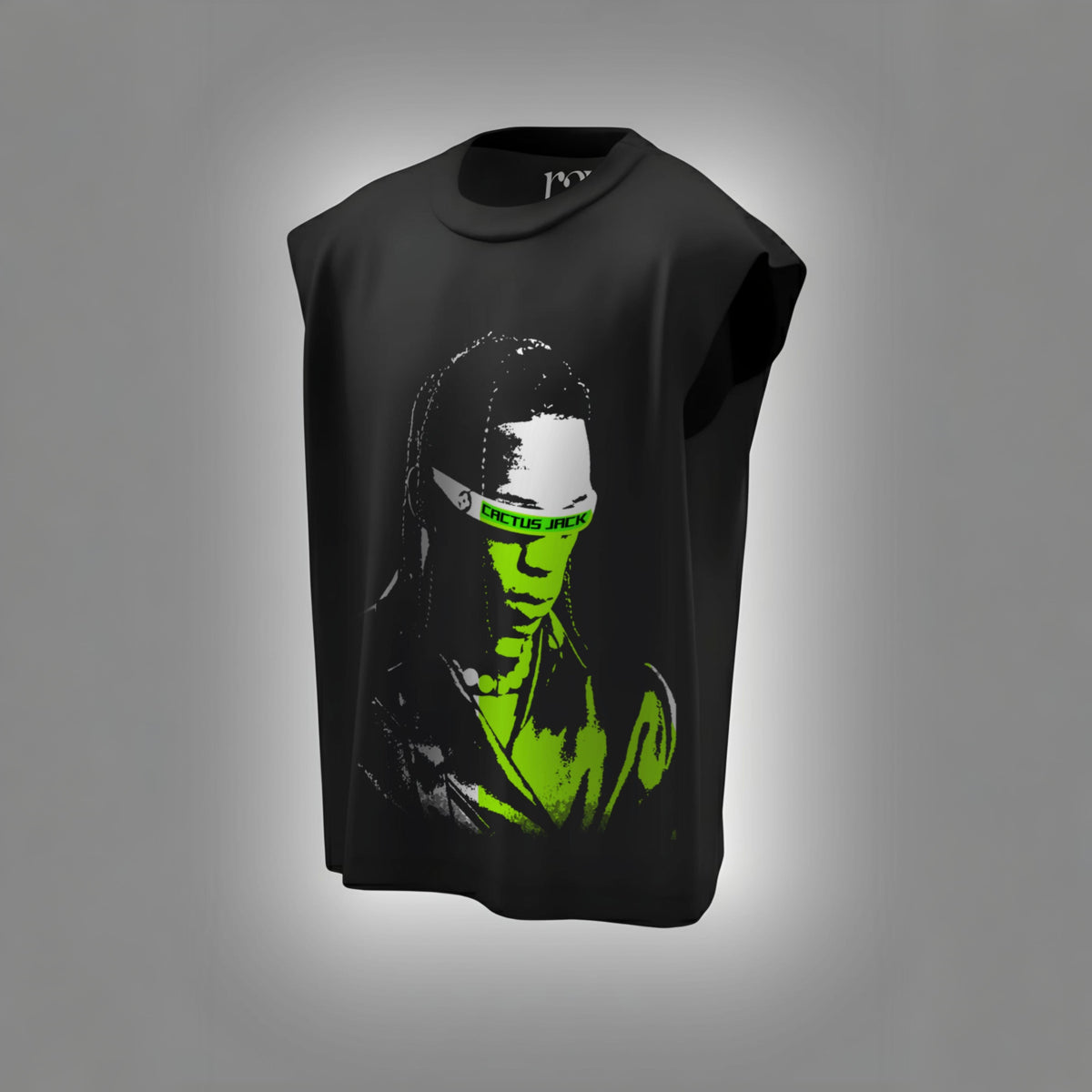 Cactus Heat – Neon Oversized Graphic Tank