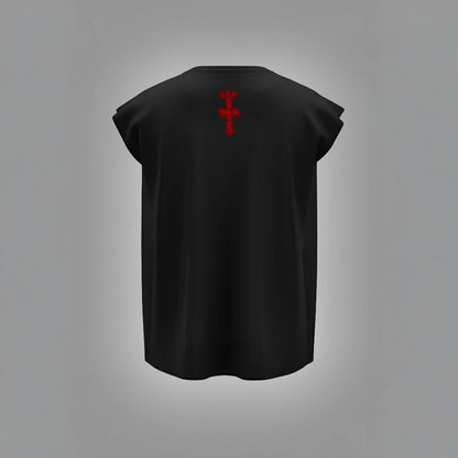 Rager's Aura – Cactus Jack Red Portrait Oversized Tank